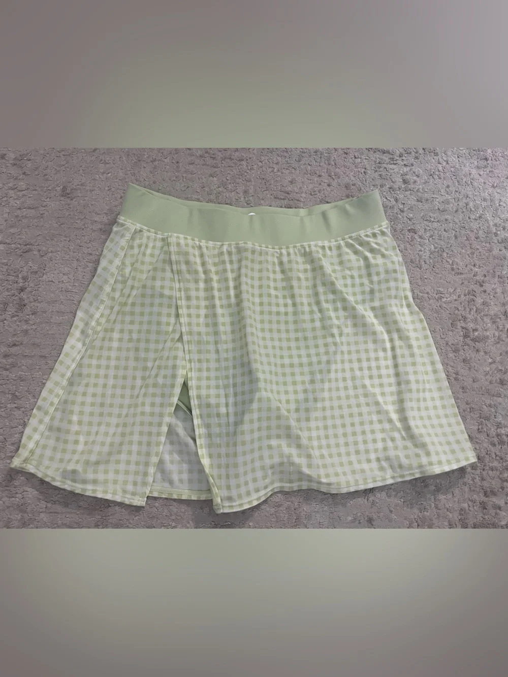 Alo Checkered Gingham Skirt